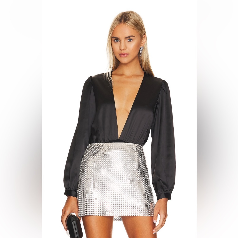 Super cute long sleeve bodysuit! From Revolve, worn once! Brand is superdown